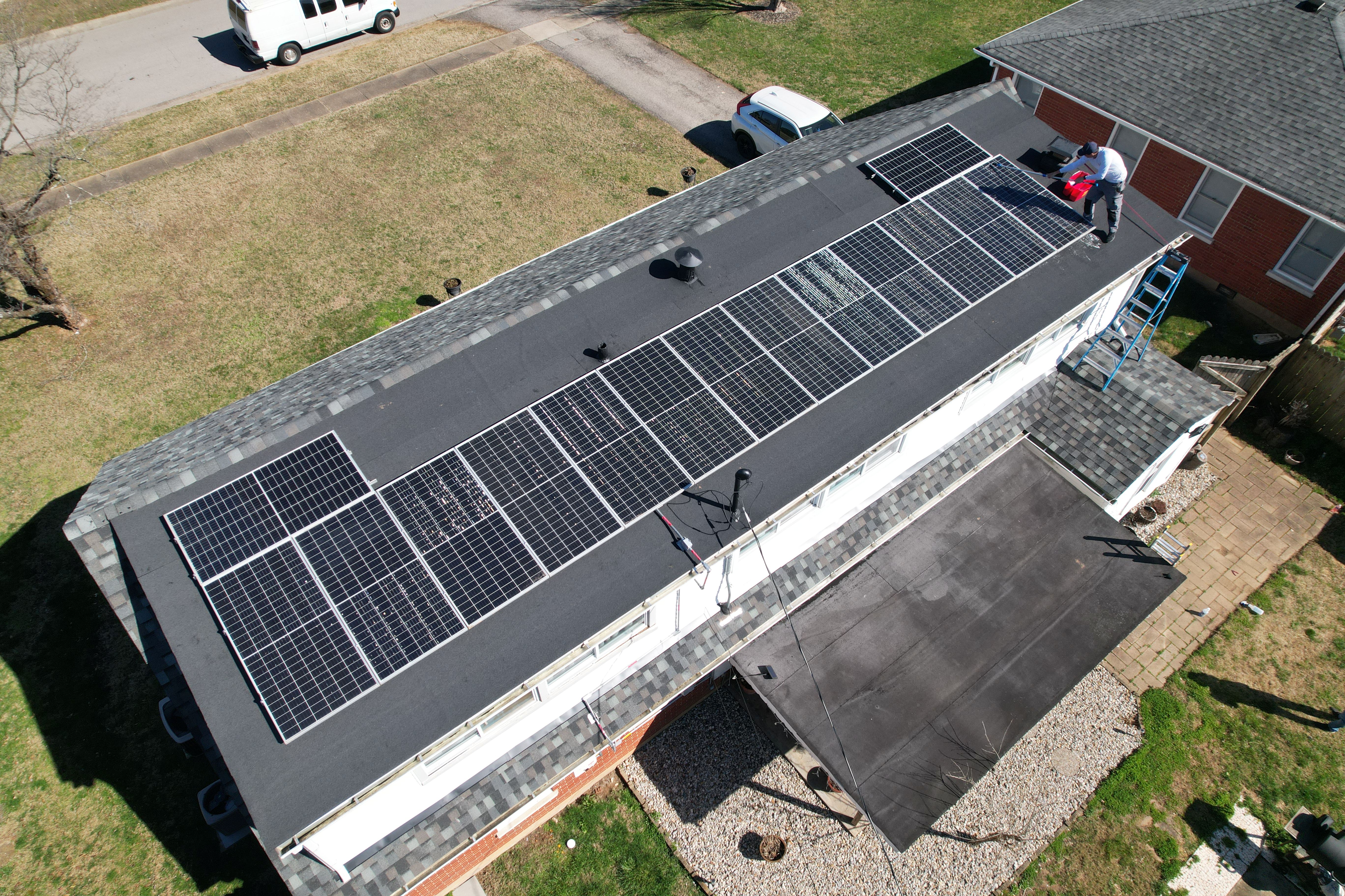 Residential solar installation